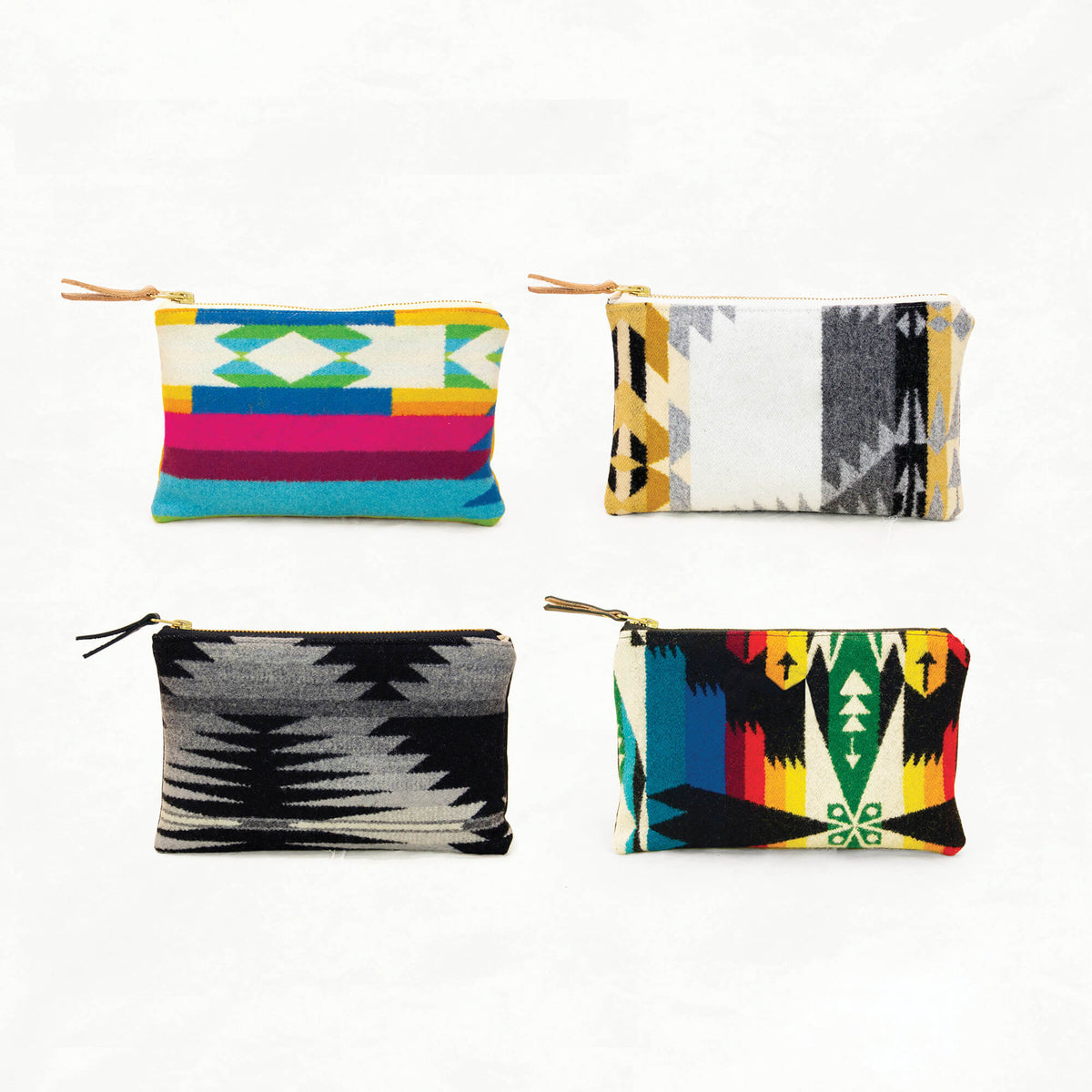Zipper Pouch Kits with Pendleton® Wool - Grab Bag! - PEN - POUCH - GRAB - Quick Make - Klum House