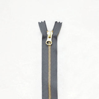 8" Brass Zippers - ZIP - 8 - GRA - Zippers - Klum House