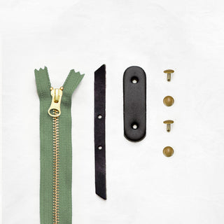 Portsmith - Black Zipper Closure Kit