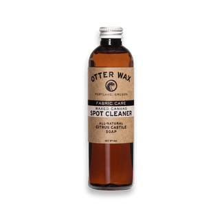 A Bottle of Waxed Canvas Spot Cleaner by Otter Wax