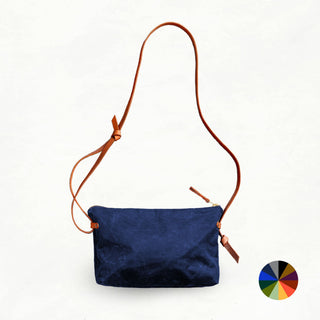 Alberta - Navy Custom Bag Maker Kit - ALB - NAV - TAN - BRA - NAV - Maker Kit - Klum House