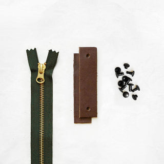 Brown + Black + Moss